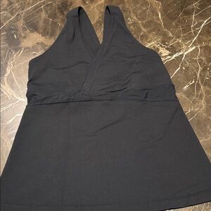 Lululemon Black Sleeveless V-Neck Top